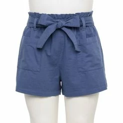 Plus Size LC Lauren Conrad Smocked Pull-On Shorts Denim Flare -LC Lauren Conrad Shop unnamed file 4439