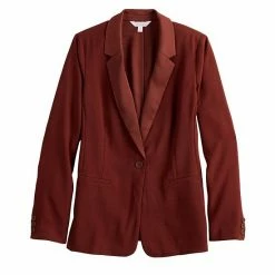 Women's LC Lauren Conrad Blazer Chic Burgundy -LC Lauren Conrad Shop unnamed file 487