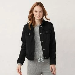 Women's LC Lauren Conrad Jean Jacket Blue Vintage Wash -LC Lauren Conrad Shop unnamed file 585