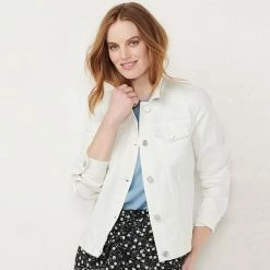 Women's LC Lauren Conrad Jean Jacket Blue Vintage Wash -LC Lauren Conrad Shop unnamed file 593