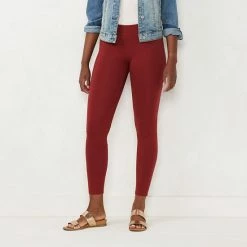 Petite LC Lauren Conrad Midrise Leggings Cinnamon Rust -LC Lauren Conrad Shop unnamed file 661