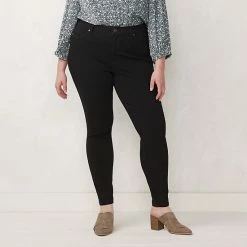 Plus Size LC Lauren Conrad Mid-Rise Super Skinny Jeans Shelly -LC Lauren Conrad Shop unnamed file 667
