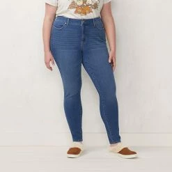 Plus Size LC Lauren Conrad Mid-Rise Super Skinny Jeans Shelly -LC Lauren Conrad Shop unnamed file 670