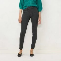 Women's LC Lauren Conrad Curvy Super Skinny Ponte Pants Deep Sapphire