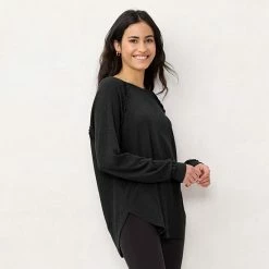 Women's LC Lauren Conrad Raglan Ruffle-Sleeve Tunic Pink Sheraton 15 Women's LC Lauren Conrad Raglan Ruffle-Sleeve Tunic Pink Sheraton -LC Lauren Conrad Shop unnamed file 73