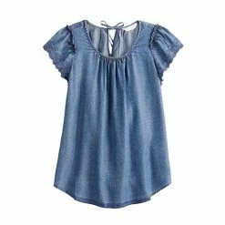 Women's LC Lauren Conrad Flowy Shirred Top Poolside Stripe -LC Lauren Conrad Shop unnamed file 767