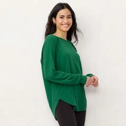 Women's LC Lauren Conrad Raglan Ruffle-Sleeve Tunic Pink Sheraton 21 Women's LC Lauren Conrad Raglan Ruffle-Sleeve Tunic Pink Sheraton -LC Lauren Conrad Shop unnamed file 79