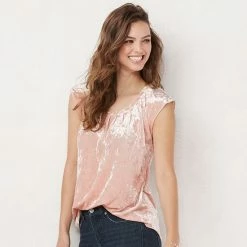 Women's LC Lauren Conrad Pleat Neck Top Natural Stripe 16 Women's LC Lauren Conrad Pleat Neck Top Natural Stripe -LC Lauren Conrad Shop unnamed file 802