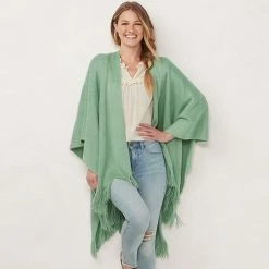 Women's LC Lauren Conrad Brushed Ruana Adobe Rose -LC Lauren Conrad Shop unnamed file 834