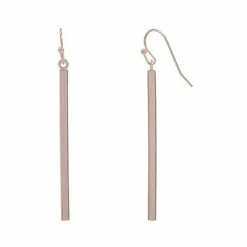 LC Lauren Conrad Stick Linear Drop Earrings Rose Gold Tone -LC Lauren Conrad Shop unnamed file 840