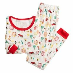 Women's LC Lauren Conrad Jammies For Your Families® Holiday Village Adaptive Pajama Set