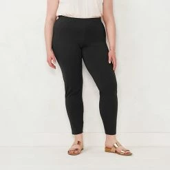 Plus Size LC Lauren Conrad Mid-Rise Leggings Red Heather 13 Plus Size LC Lauren Conrad Mid-Rise Leggings Red Heather -LC Lauren Conrad Shop unnamed file 933