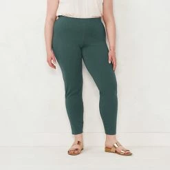 Plus Size LC Lauren Conrad Mid-Rise Leggings Red Heather 14 Plus Size LC Lauren Conrad Mid-Rise Leggings Red Heather -LC Lauren Conrad Shop unnamed file 934