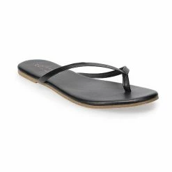 LC Lauren Conrad Honey 2 Women's Flip Flop Sandals Black -LC Lauren Conrad Shop unnamed file 959