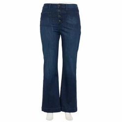 Women's LC Lauren Conrad Super High Rise Flare Jeans Allison Wash -LC Lauren Conrad Shop unnamed file 971