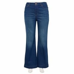 Women's LC Lauren Conrad Super High Rise Flare Jeans Allison Wash -LC Lauren Conrad Shop unnamed file 972
